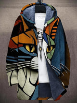 Motif de chat coloré