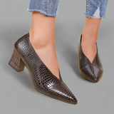 Talons épais marron