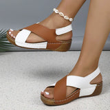 Marron et blanc