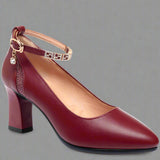 Rouge / Hauteur de talon 7 cm