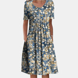 Bleu Floral Clair