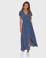 Bleu / Pois