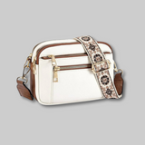 Blanc avec Marron