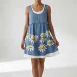 Chrysanthème bleu clair