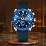 Argent Bleu (Bracelet en silicone)