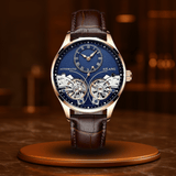 Cuir Or Rose Bleu