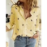 Jaune avec oiseau