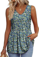 Floral bleu