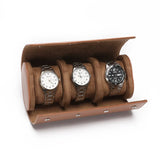 Boîte à montres de luxe beige – conçue pour 3 montres