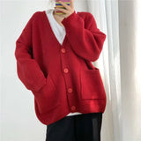 Pull-over rouge