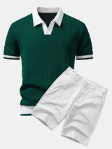 vert foncé et blanc