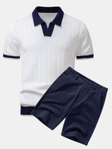 blanc et bleu marine