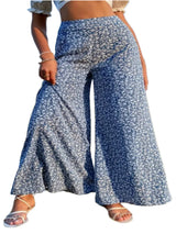 Bleu clair floral