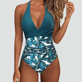 Bleu clair imprimé