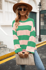 Vert et rose clair