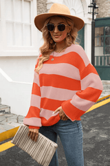 Rose et orange